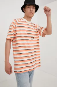 Bavlněné tričko adidas Originals HT1663 oranžová barva, s aplikací