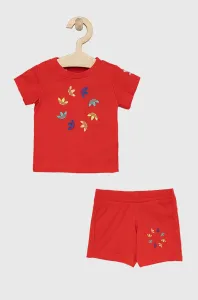 Dětská souprava adidas Originals HE6853 červená barva #4063556