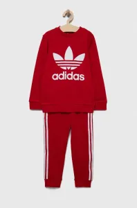 Dětská tepláková souprava adidas Originals červená barva #5253047