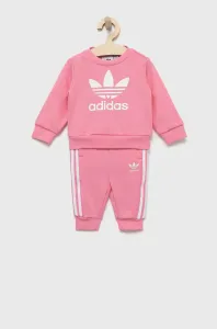 Dětská tepláková souprava adidas Originals růžová barva #4065667