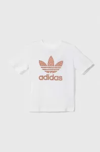 Dětské bavlněné tričko adidas Originals bílá barva, s potiskem #5937377