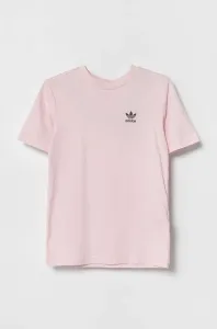 Dětské bavlněné tričko adidas Originals růžová barva #5678552