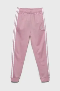 Dětské tepláky adidas Originals růžová barva, s aplikací #2043106