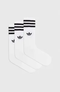 Ponožky adidas Originals 3-pack bílá barva #5988096