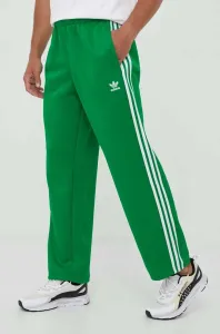 Tepláky adidas Originals Adicolor zelená barva, s aplikací #6179581