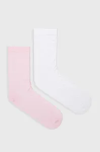 Ponožky adidas Originals (2-pack) H32424 dámské, bílá barva