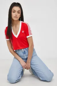 Tričko adidas Originals HC2038 červená barva #2847034