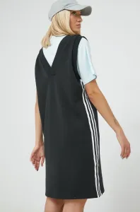 Bavlněné šaty adidas Originals černá barva, mini, HM2134-BLACK