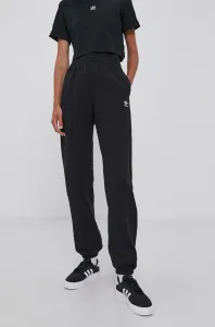 Kalhoty adidas Originals H06629 dámské, černá barva, hladké, H06629-BLACK #1955926