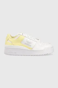 Kožené sneakers boty adidas Originals Forum Bold bílá barva #5966690