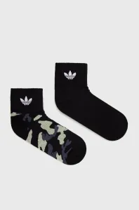 Ponožky adidas Originals (2-pack) HC9528 černá barva