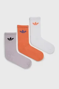 Ponožky adidas Originals HT5917 oranžová barva