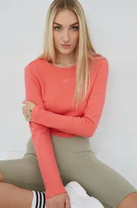 Tričko s dlouhým rukávem adidas Originals růžová barva