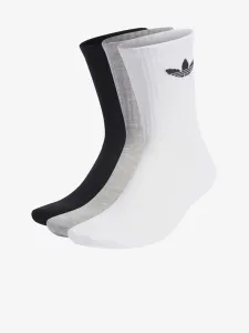 adidas Originals Ponožky 3 páry Bílá #2871452