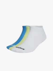 adidas Originals Ponožky 3 páry Bílá #2871451