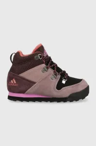 Dětské boty adidas Performance fialová barva #5797064