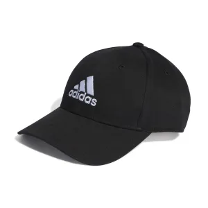 ADIDAS-BBALL CAP COT BLACK/WHITE Černá 58/59cm