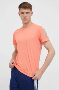 Běžecké tričko adidas Performance Own The Run oranžová barva, s potiskem #5158625