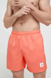Plavkové šortky adidas Performance oranžová barva