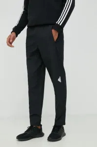 Tréninkové kalhoty adidas Performance Designed For Movement pánské, černá barva, hladké