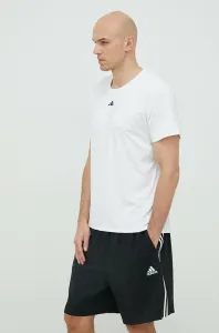 Tréninkové tričko adidas Performance Techfit bílá barva #4824850