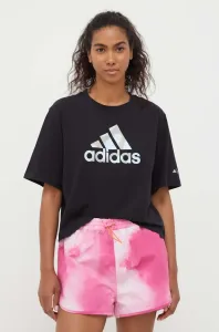 Bavlněné tričko adidas Performance x MARIMEKKO černá barva