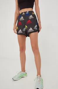 Běžecké šortky adidas Performance Brand Love,, high waist #3445512