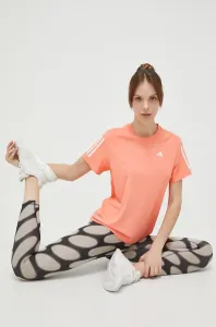 Běžecké tričko adidas Performance Own the Run oranžová barva