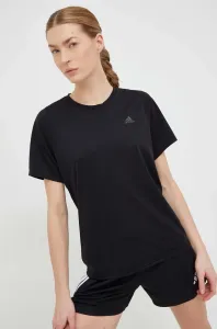 Běžecké tričko adidas Performance Run Icons černá barva #4314710