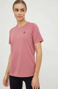 Běžecké tričko adidas Performance Run Icons růžová barva #5991193