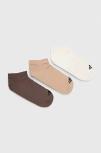 Ponožky adidas Performance 3-pack béžová barva #5956750