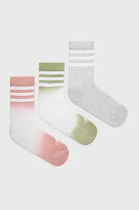 Ponožky adidas Performance HC4349 ( 3-pak) dámské, šedá barva #5668516