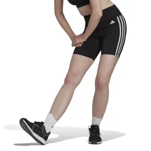 Tréninkové šortky adidas Performance Training Essentials dámské, černá barva, s aplikací, high waist