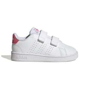 Dětské sneakers boty adidas ADVANTAGE bílá barva