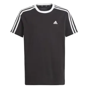 Dětské bavlněné tričko adidas G 3S BF černá barva, s aplikací