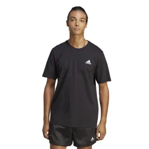 Bavlněné tričko adidas černá barva, IC9282