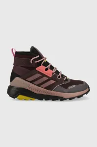 Boty adidas TERREX Trailmaker Mid dámské, fialová barva #4286194