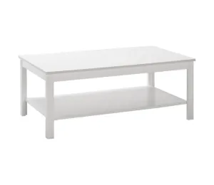 Adore Furniture Konferenční stolek 40x80 cm bílá