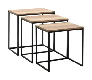 Adore Furniture SADA 3x Konferenční stolek hnědá #5389577