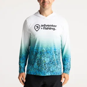 Adventer & fishing Funkční hoodie UV tričko Bluefin Trevally - M