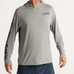 Adventer & fishing Funkční hoodie UV tričko Limestone - XL