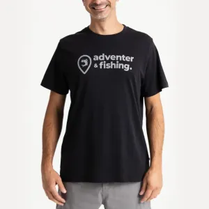 Adventer & fishing Tričko krátký rukáv Black - M