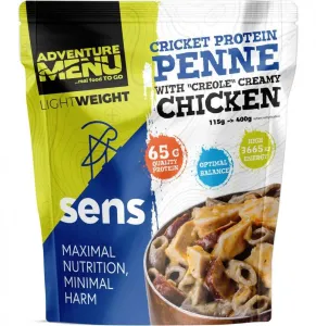 Adventure Menu + SENS - Cvrččí proteinové penne s kuřecím masem v kreolské krémové omáčce - LIGHTWEIGHT #5436076
