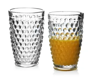 Affekdesign Sada 6 sklenice ELISE DOTS 380 ml čirá