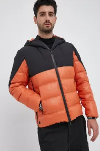 Péřová bunda After Label pánská, oranžová barva, zimní #1961679