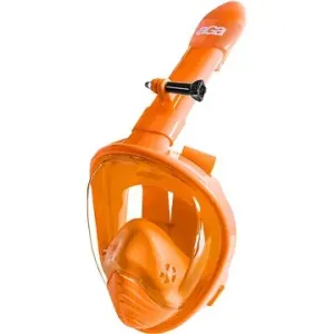 Aga Dětská celoobličejová šnorchlovací maska XS DS1111 oranžová