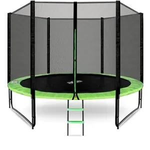 Aga Sport Pro Trampolína 305 cm světle zelená + ochranná síť + žebřík