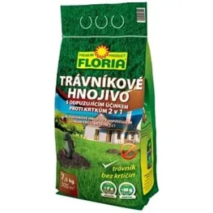 AGRO Trávníkové hnojivo - s odpuzujícím účinkem proti krtkům FLORIA, 7.5kg