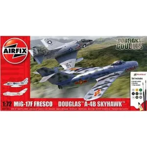 Gift Set letadla A50185 - Mig 17F Fresco Douglas A-4B Skyhawk Dogfight Double