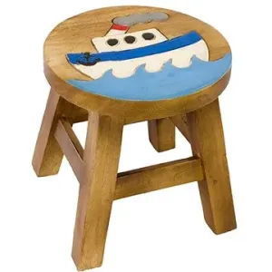 Dřevěná dětská stolička - PARNÍK